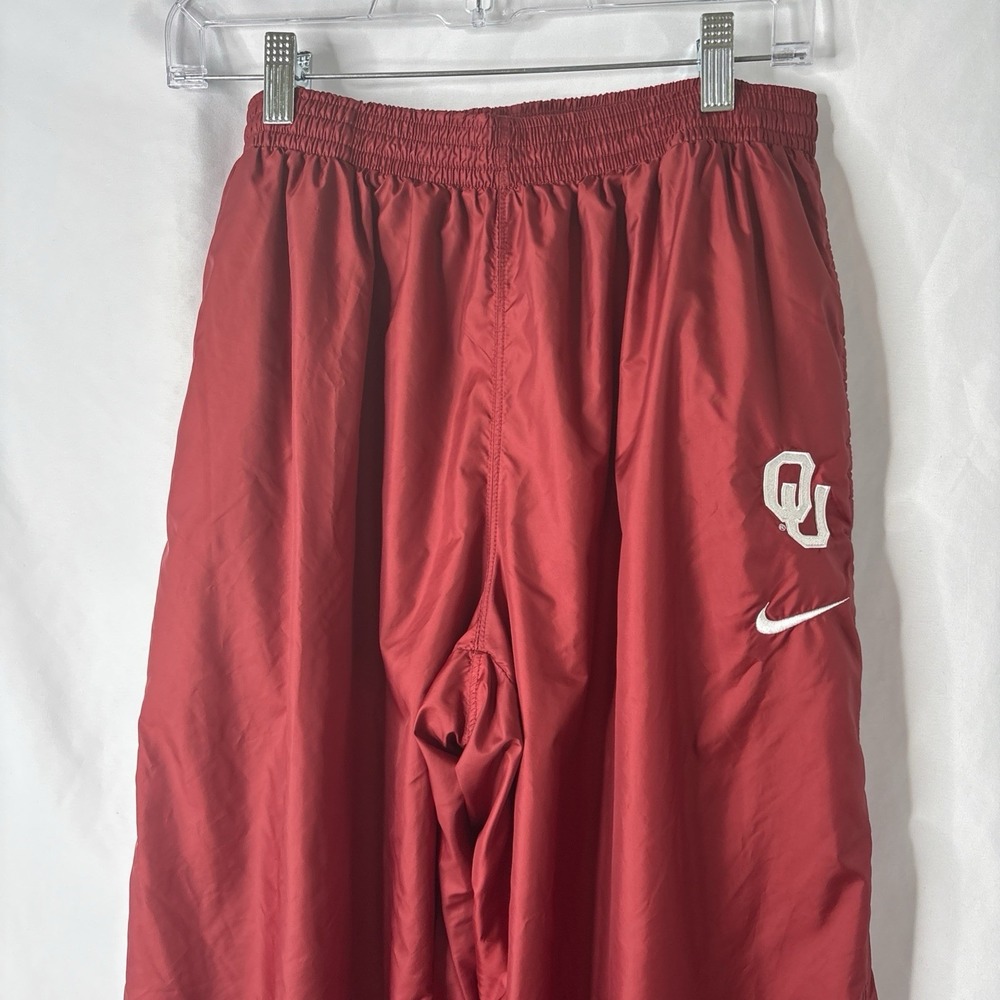 Nike Oklahoma Sooners Track Pants Men's M Pockets Drawstring‎ Elastic Red